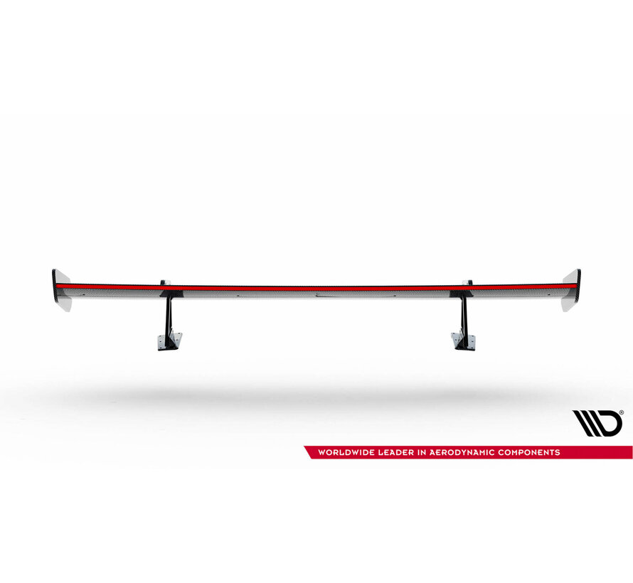 Maxton Design Carbon Spoiler With Upper Swan Mounting + LED Audi A5 / A5 S-Line / S5 / RS5 Coupe F5 / F5 Facelift