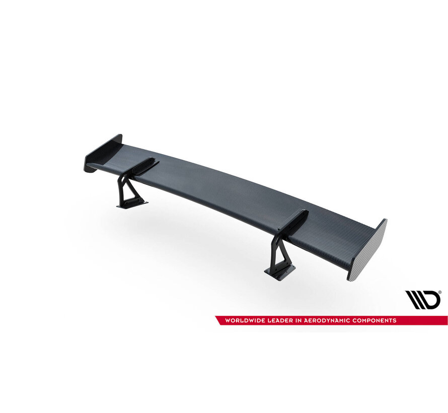 Maxton Design Carbon Spoiler With Upper Swan Mounting + LED Audi A5 / A5 S-Line / S5 / RS5 Coupe F5 / F5 Facelift