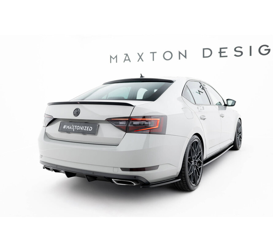 Maxton Design Rear Side Splitters V.2 Skoda Superb Liftback / Combi Mk3