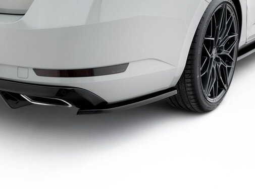 Maxton Design Maxton Design Rear Side Splitters V.3 Skoda Superb Liftback / Combi Mk3