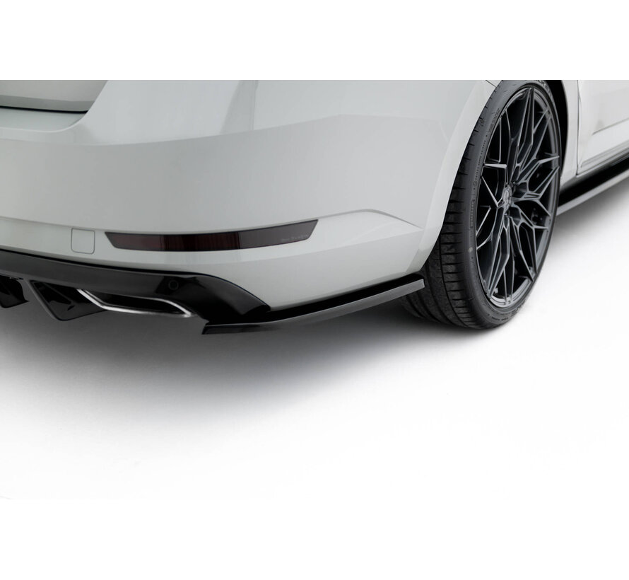 Maxton Design Rear Side Splitters V.3 Skoda Superb Liftback / Combi Mk3