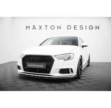 Maxton Design Maxton Design Front Splitter Audi A3 Sedan 8V Facelift
