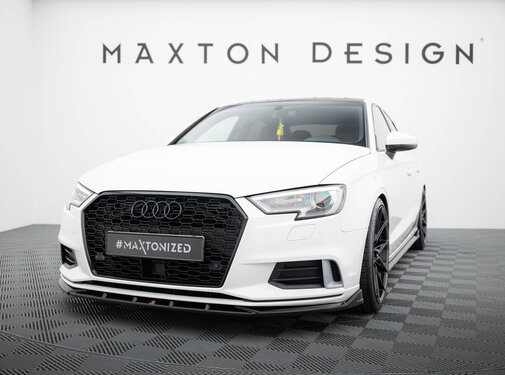 Maxton Design Maxton Design Front Splitter Audi A3 Sedan 8V Facelift