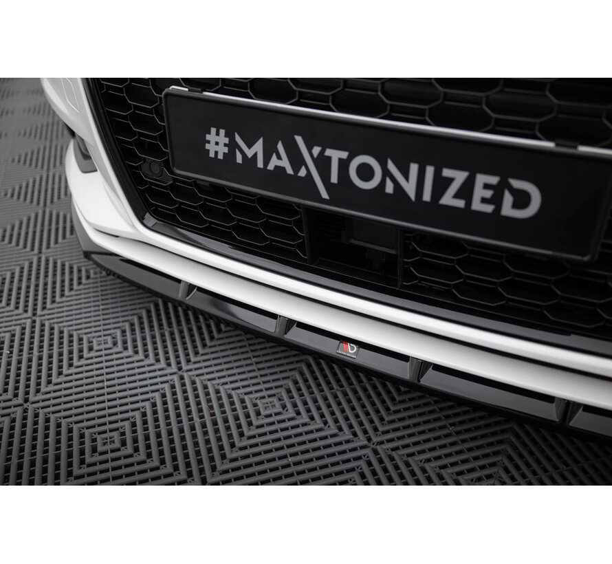 Maxton Design Front Splitter Audi A3 Sedan 8V Facelift