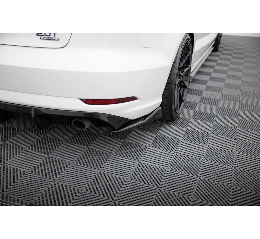 Maxton Design Rear Side Splitters V.2 Audi A3 Sedan 8V Facelift