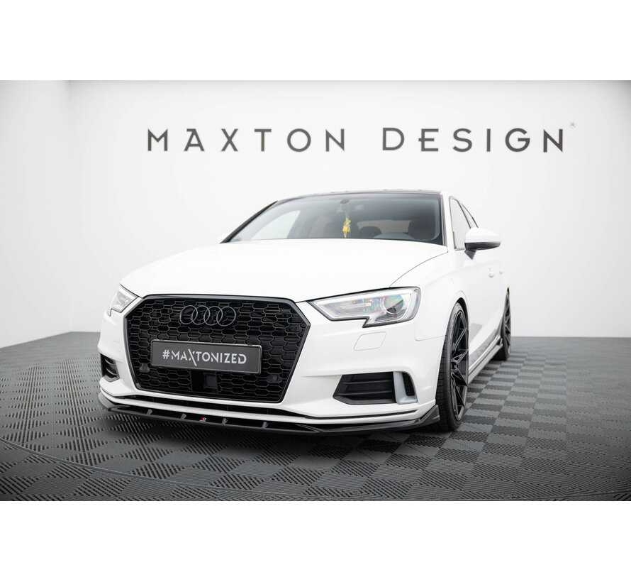 Maxton Design Front Splitter Audi A3 Sedan 8V Facelift