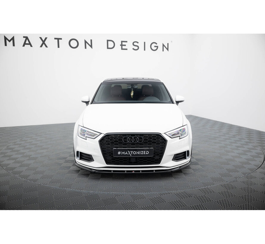 Maxton Design Front Splitter Audi A3 Sedan 8V Facelift