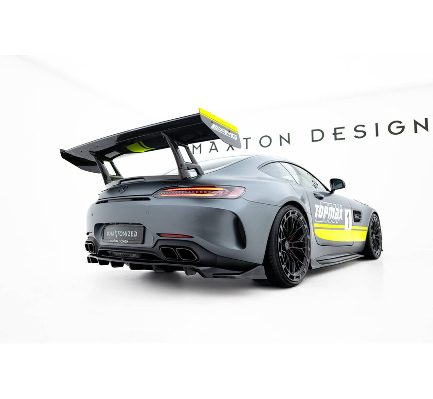 Maxton Design Rear Splitter (with vertical bars) Mercedes-AMG GT C C190 Facelift