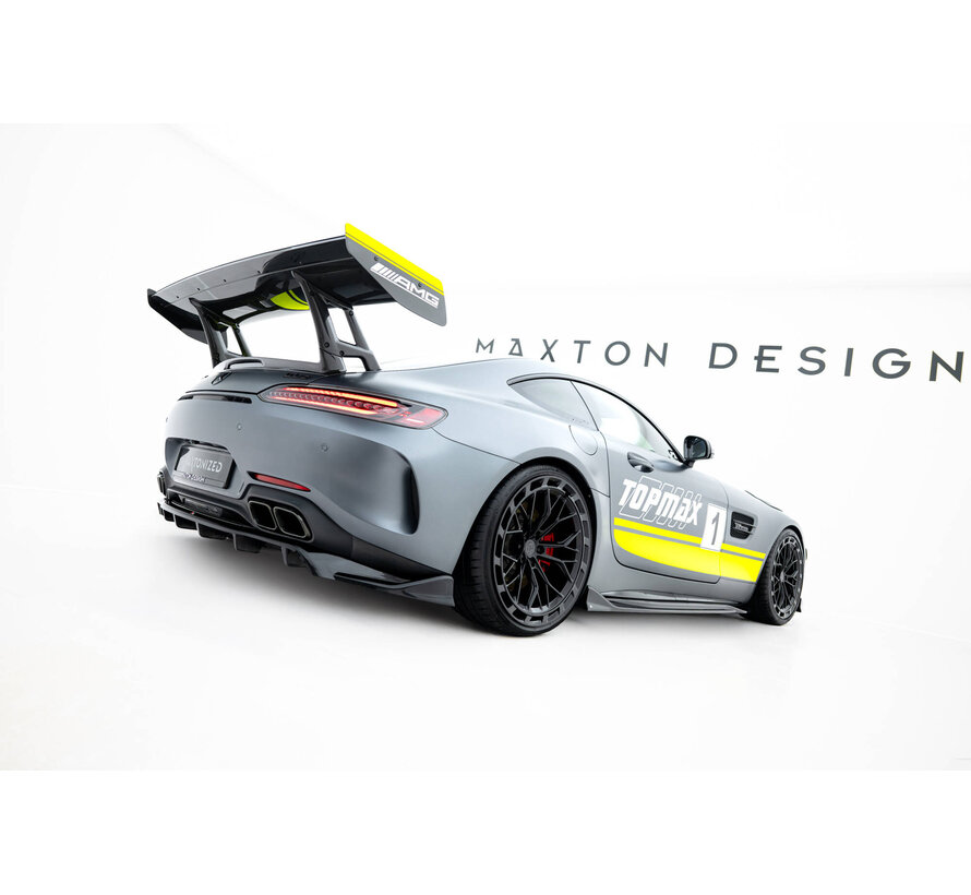 Maxton Design Rear Splitter (with vertical bars) Mercedes-AMG GT C C190 Facelift