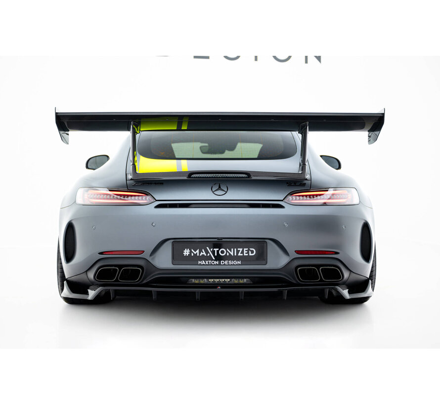 Maxton Design Rear Splitter (with vertical bars) Mercedes-AMG GT C C190 Facelift