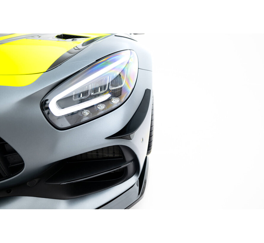 Maxton Design Front Bumper Wings (Canards) Mercedes-AMG GT C C190 Facelift