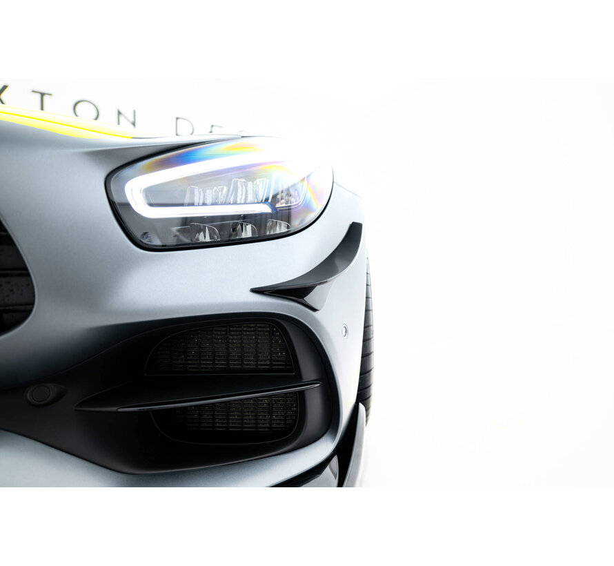 Maxton Design Front Bumper Wings (Canards) Mercedes-AMG GT C C190 Facelift