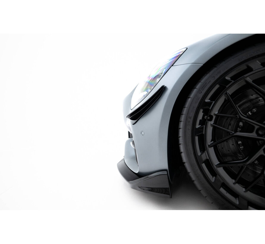 Maxton Design Front Bumper Wings (Canards) Mercedes-AMG GT C C190 Facelift