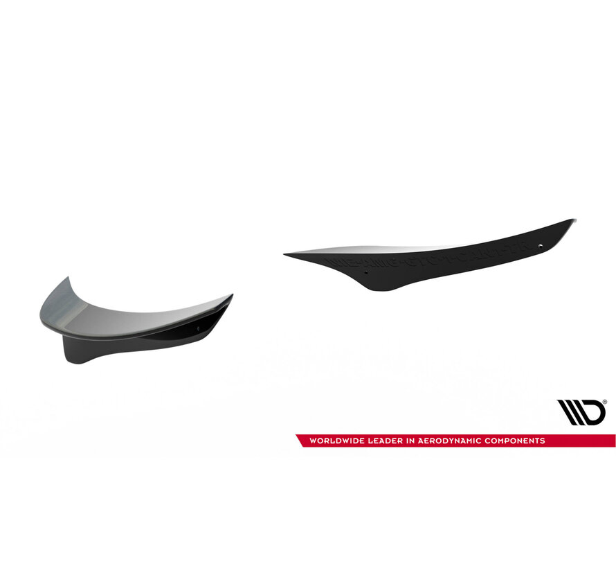 Maxton Design Front Bumper Wings (Canards) Mercedes-AMG GT C C190 Facelift