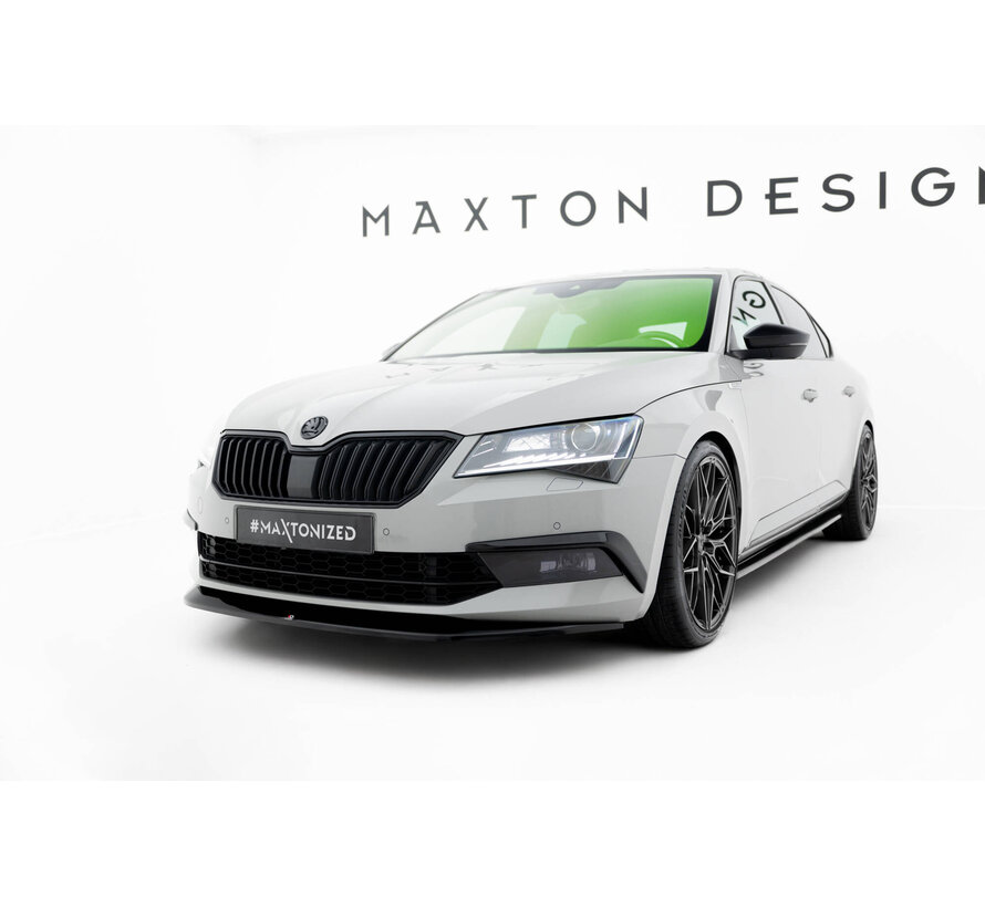 Maxton Design Set of Splitters V.1 Skoda Superb Liftback Mk3