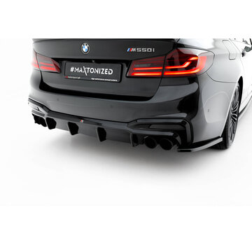 Maxton Design Maxton Design Rear Valance passend voor BMW M550i / 5 M-Pack Sedan / Touring G30 / G31