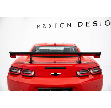 Maxton Design Maxton Design Carbon Spoiler With Internal Brackets Uprights Chevrolet Camaro SS Mk6 Facelift