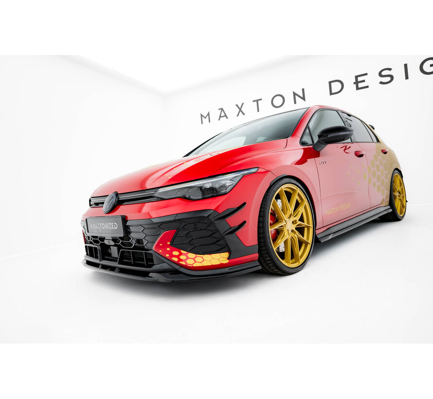 Maxton Design Front Bumper Wings (Canards) Volkswagen Golf GTI Clubsport Mk8 Facelift