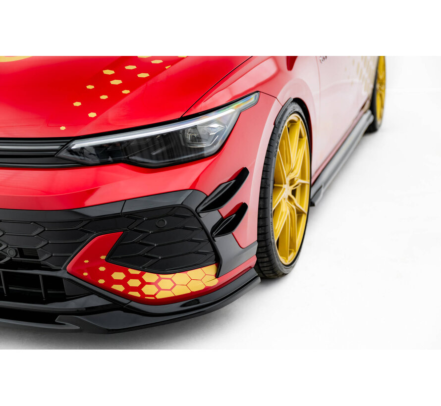 Maxton Design Front Bumper Wings (Canards) Volkswagen Golf GTI Clubsport Mk8 Facelift