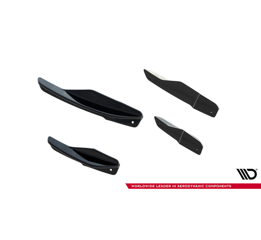 Maxton Design Front Bumper Wings (Canards) Volkswagen Golf GTI Clubsport Mk8 Facelift