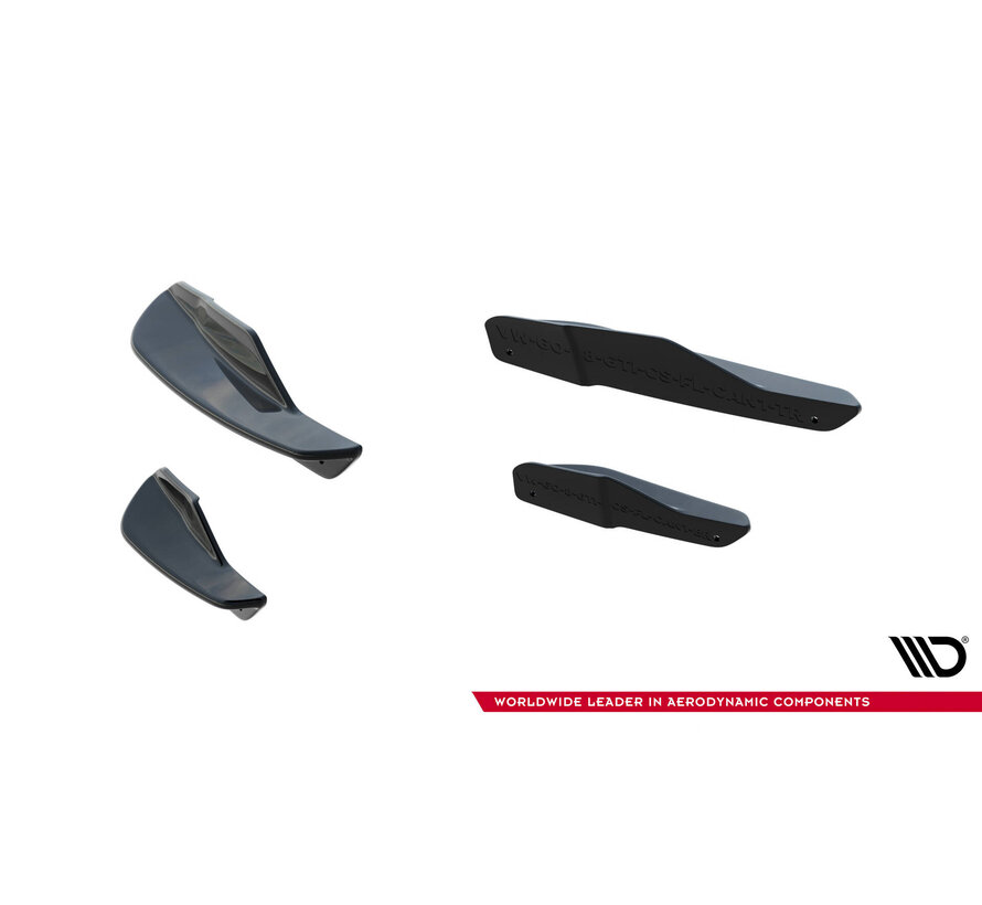 Maxton Design Front Bumper Wings (Canards) Volkswagen Golf GTI Clubsport Mk8 Facelift