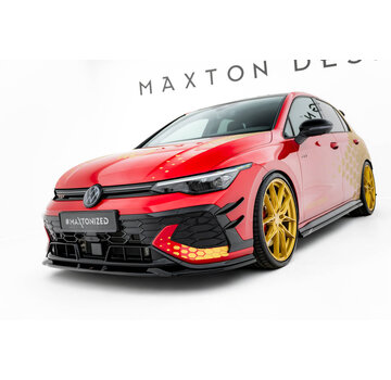 Maxton Design Maxton Design Front Splitter V.1 Volkswagen Golf GTI Clubsport Mk8 Facelift
