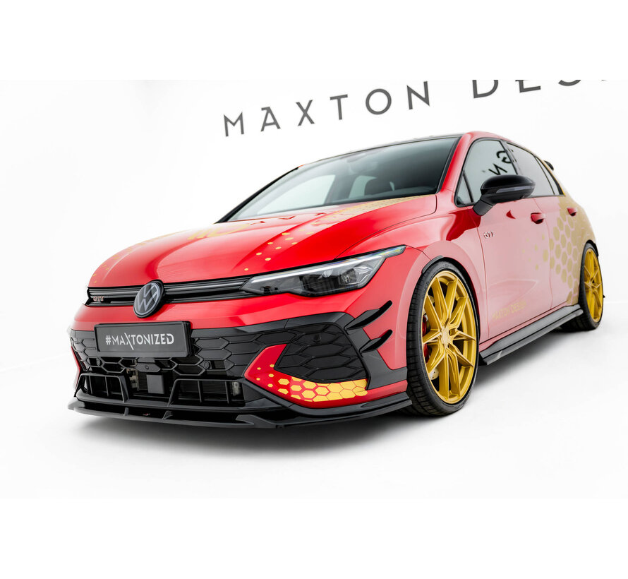 Maxton Design Front Splitter V.1 Volkswagen Golf GTI Clubsport Mk8 Facelift