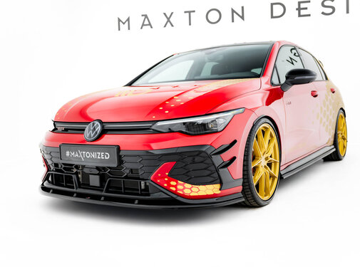 Maxton Design Maxton Design Front Splitter V.2 Volkswagen Golf GTI Clubsport Mk8 Facelift