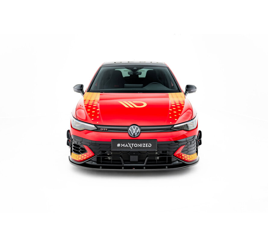 Maxton Design Front Splitter V.2 Volkswagen Golf GTI Clubsport Mk8 Facelift