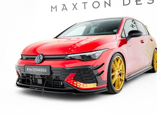 Maxton Design Maxton Design Front Splitter V.3 Volkswagen Golf GTI Clubsport Mk8 Facelift