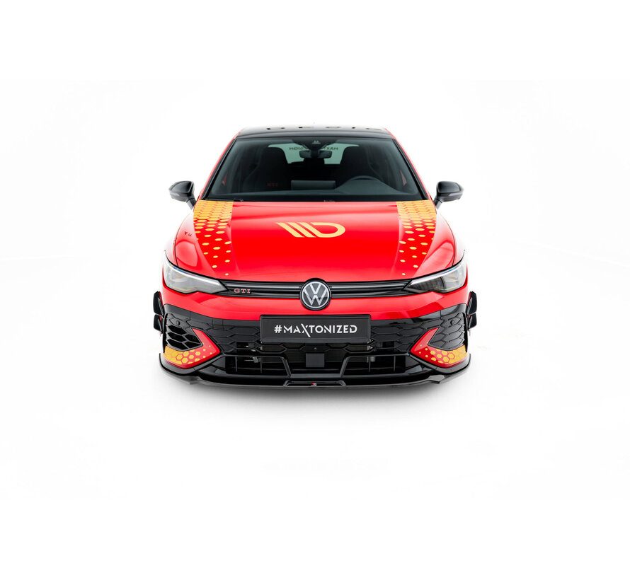 Maxton Design Front Splitter V.3 Volkswagen Golf GTI Clubsport Mk8 Facelift