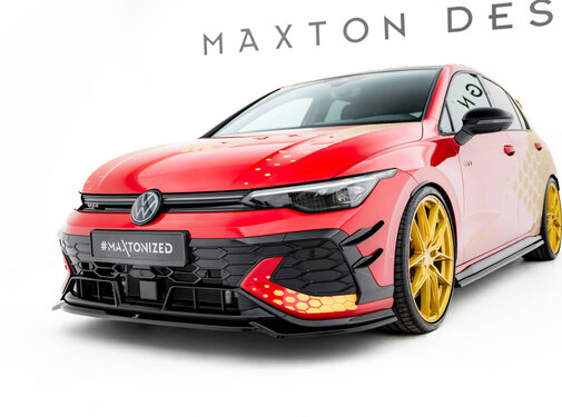 Maxton Design Maxton Design Front Splitter V.4 Volkswagen Golf GTI Clubsport Mk8 Facelift