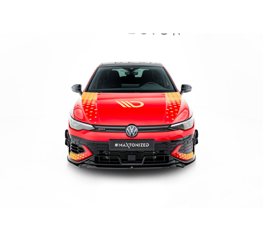 Maxton Design Front Splitter V.4 Volkswagen Golf GTI Clubsport Mk8 Facelift