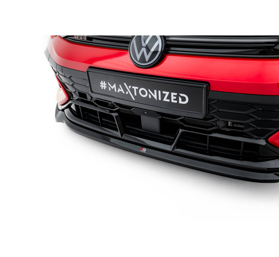 Maxton Design Front Splitter V.4 Volkswagen Golf GTI Clubsport Mk8 Facelift