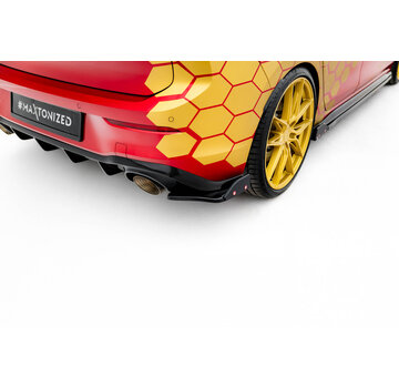 Maxton Design Maxton Design Rear Side Splitters V.1 + Flaps Volkswagen Golf GTI Clubsport Mk8 Facelift