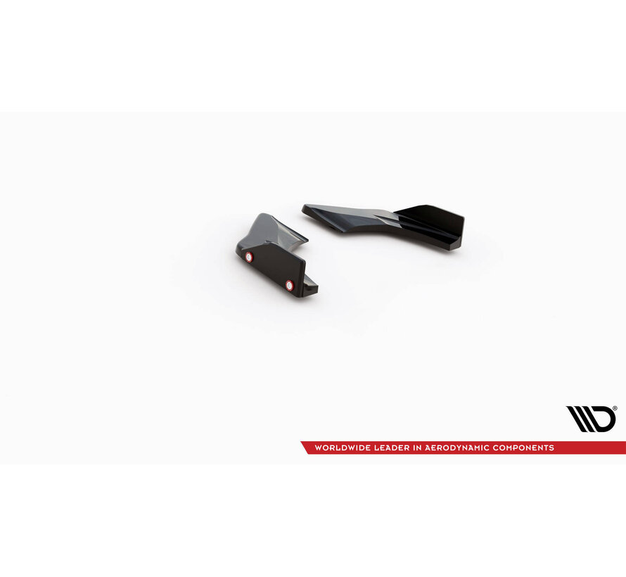 Maxton Design Rear Side Splitters V.1 + Flaps Volkswagen Golf GTI Clubsport Mk8 Facelift