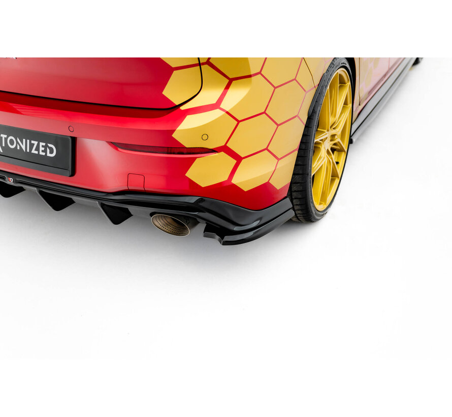 Maxton Design Rear Side Splitters V.4 Volkswagen Golf GTI Clubsport Mk8 Facelift