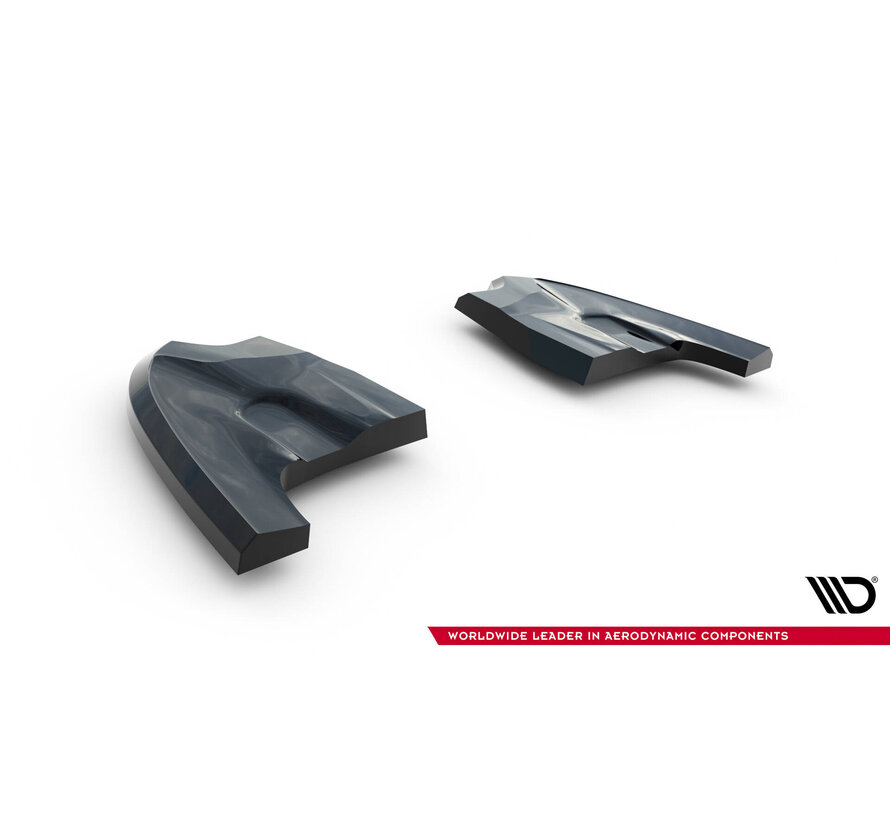 Maxton Design Rear Side Splitters V.4 Volkswagen Golf GTI Clubsport Mk8 Facelift