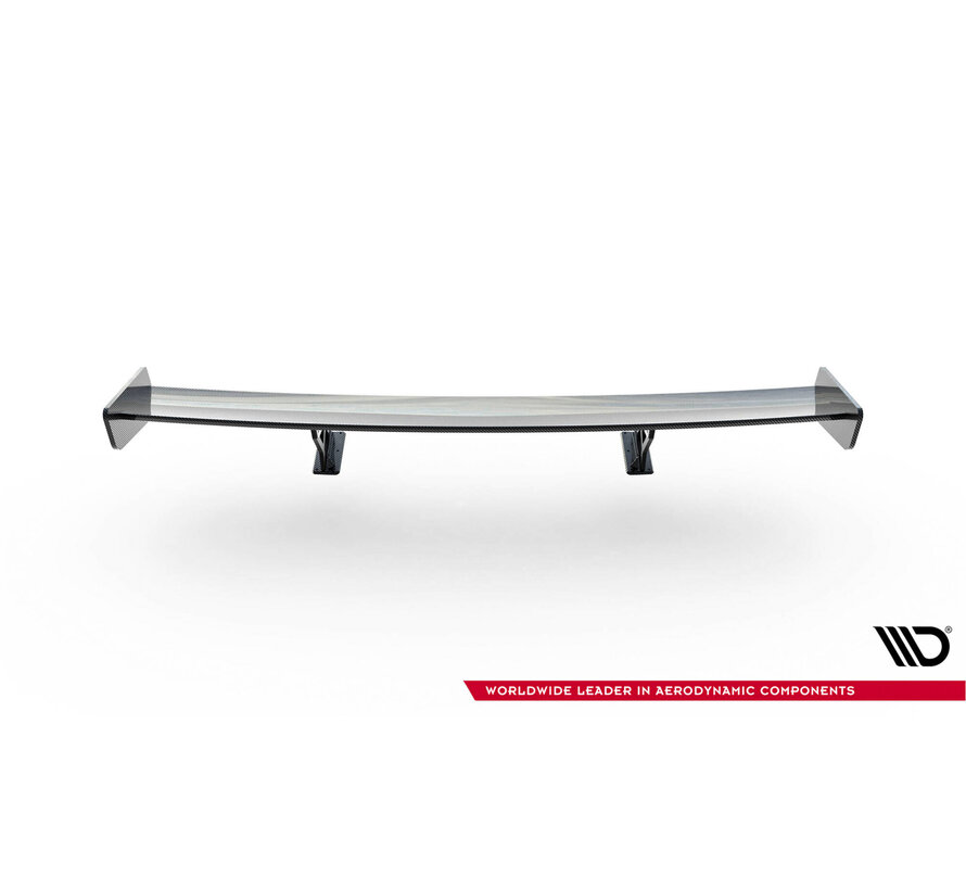 Maxton Design Carbon Spoiler With Internal Brackets Uprights Honda Civic SI Mk10