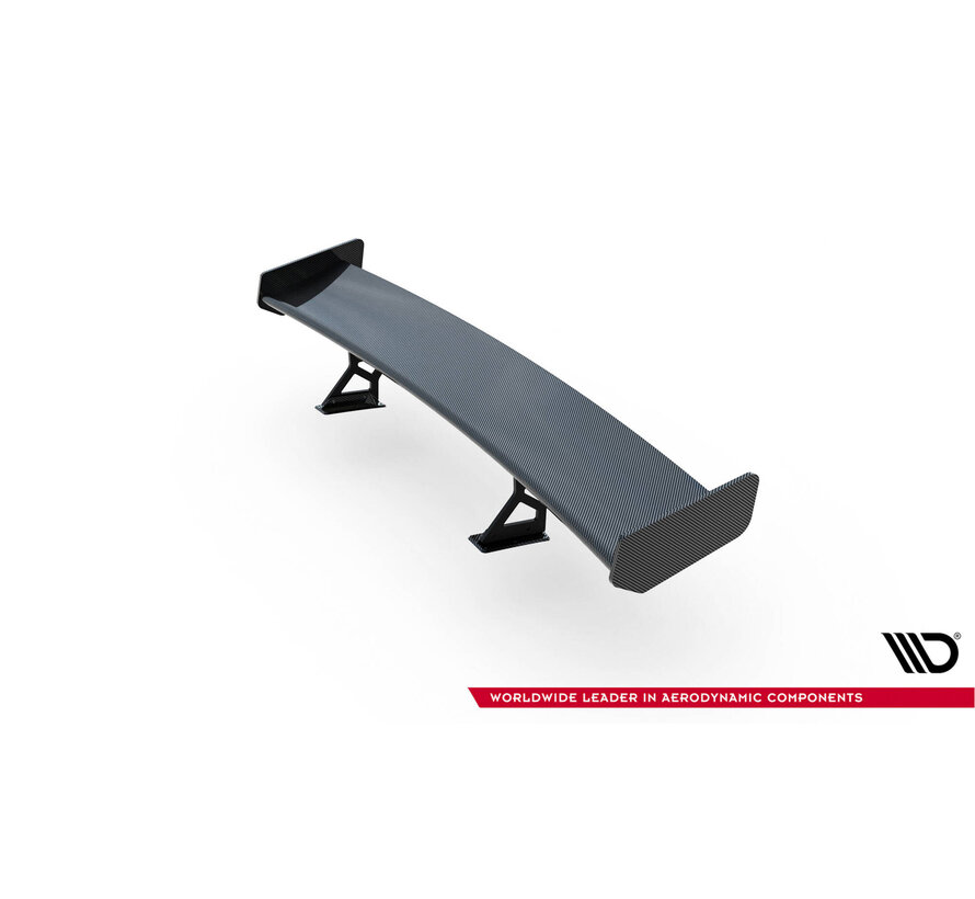 Maxton Design Carbon Spoiler With Internal Brackets Uprights Honda Civic SI Mk10