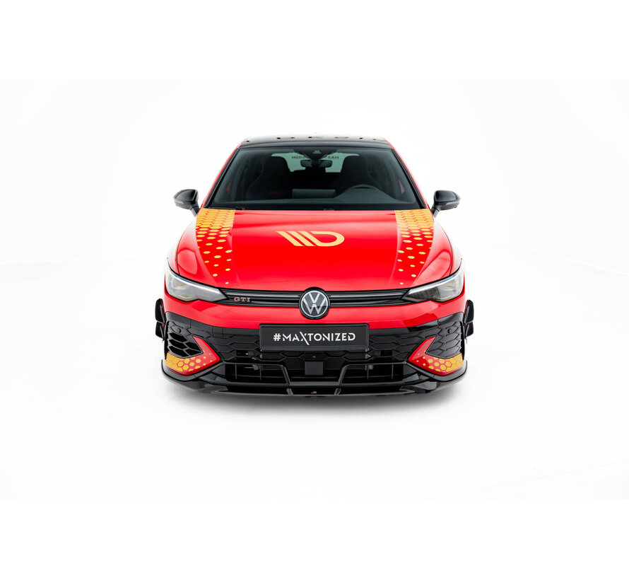 Maxton Design Set of Splitters V.1 Volkswagen Golf GTI Clubsport Mk8 Facelift