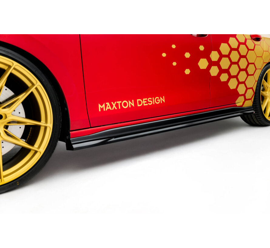 Maxton Design Set of Splitters V.1 Volkswagen Golf GTI Clubsport Mk8 Facelift