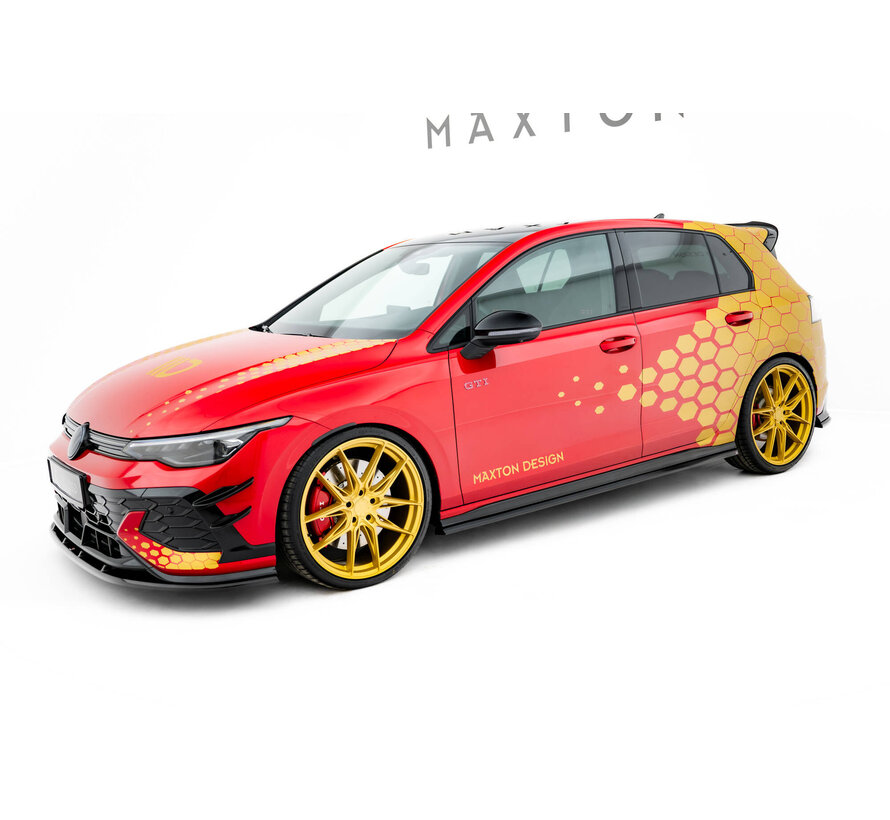 Maxton Design Set of Splitters V.2 Volkswagen Golf GTI Clubsport Mk8 Facelift
