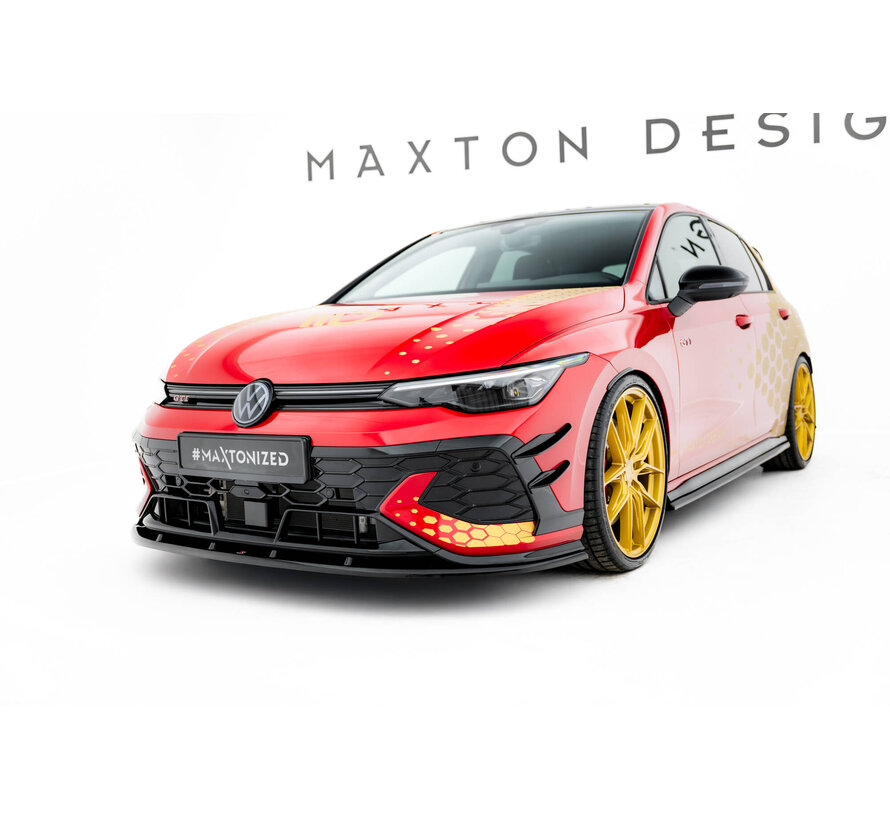Maxton Design Set of Splitters V.2 Volkswagen Golf GTI Clubsport Mk8 Facelift