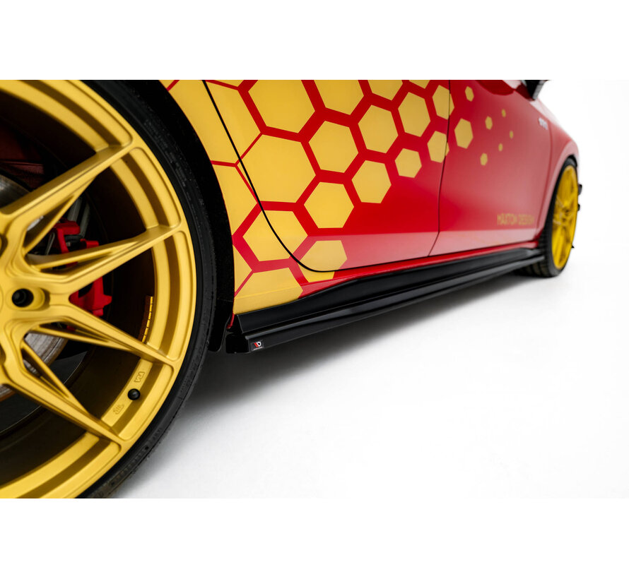 Maxton Design Set of Splitters V.2 Volkswagen Golf GTI Clubsport Mk8 Facelift