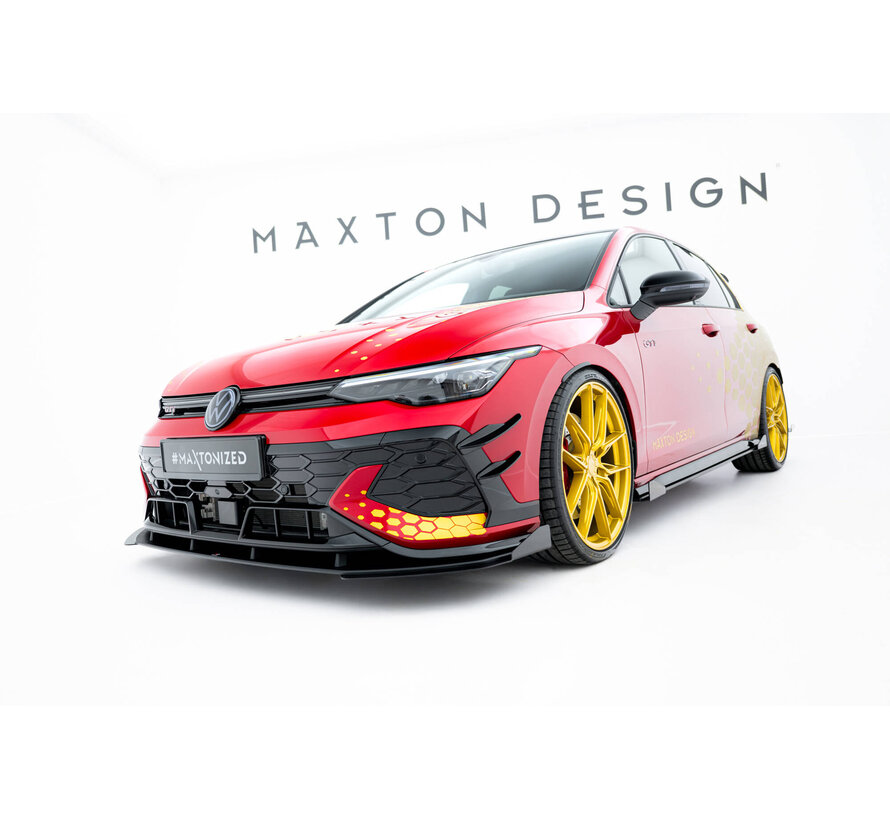 Maxton Design Front Flaps Flaps Volkswagen Golf GTI Clubsport Mk8 Facelift