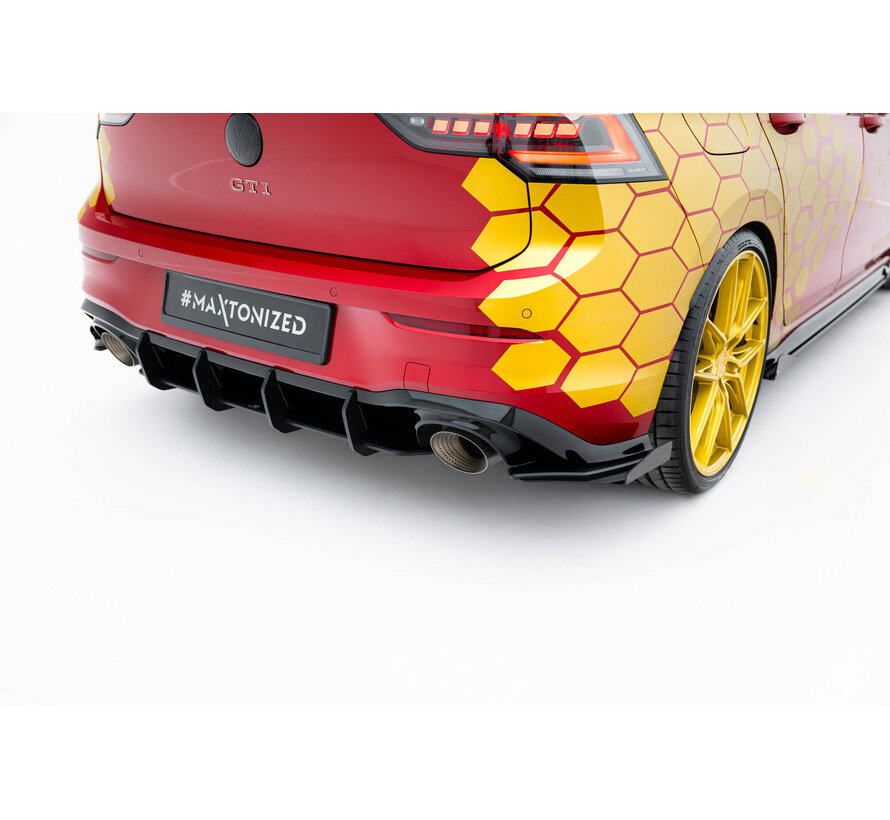Maxton Design Rear Side Flaps Volkswagen Golf GTI Clubsport Mk8 Facelift