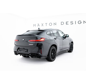 Maxton Design Maxton Design Rear Splitter (with vertical bars) V.2 BMW X4 M-Pack G02 Facelift
