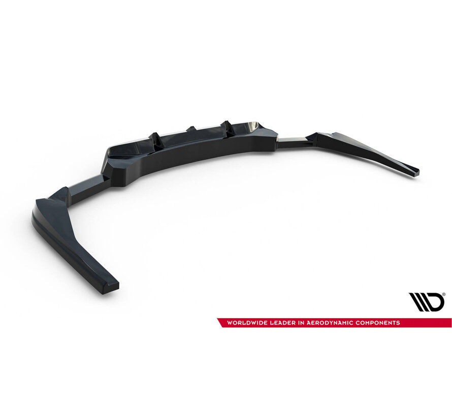 Maxton Design Rear Splitter (with vertical bars) V.2 BMW X4 M-Pack G02 Facelift