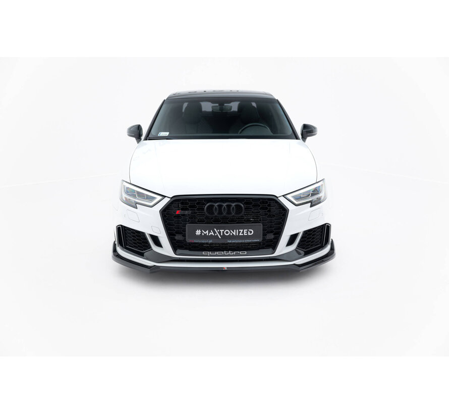 Maxton Design Set of Splitters Audi RS3 Sedan 8V Facelift